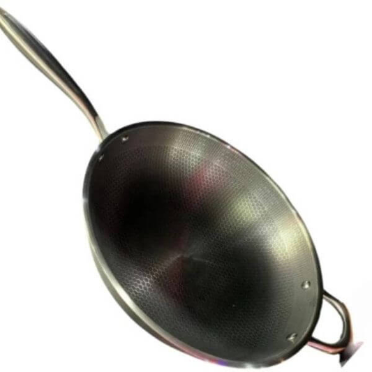 32cm Stainless Steel Wok