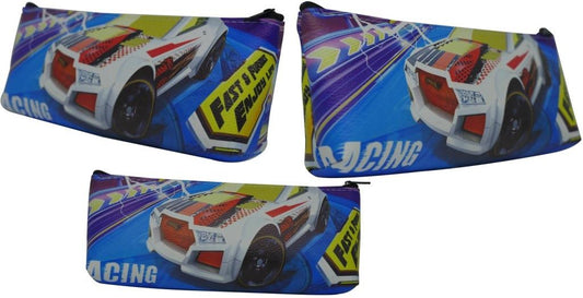 Brainware PU Leather 1 Pocket 20cm Pencil Bag - Mustang