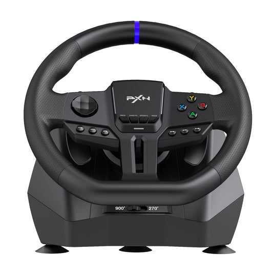 PXN V900 Gen2 Gaming Steering Wheel with Pedal Set