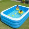 Three Ring Raised Family Inflatable Swimming Pool