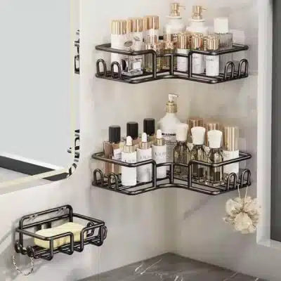 4Pc Bathroom Organizer Shelf