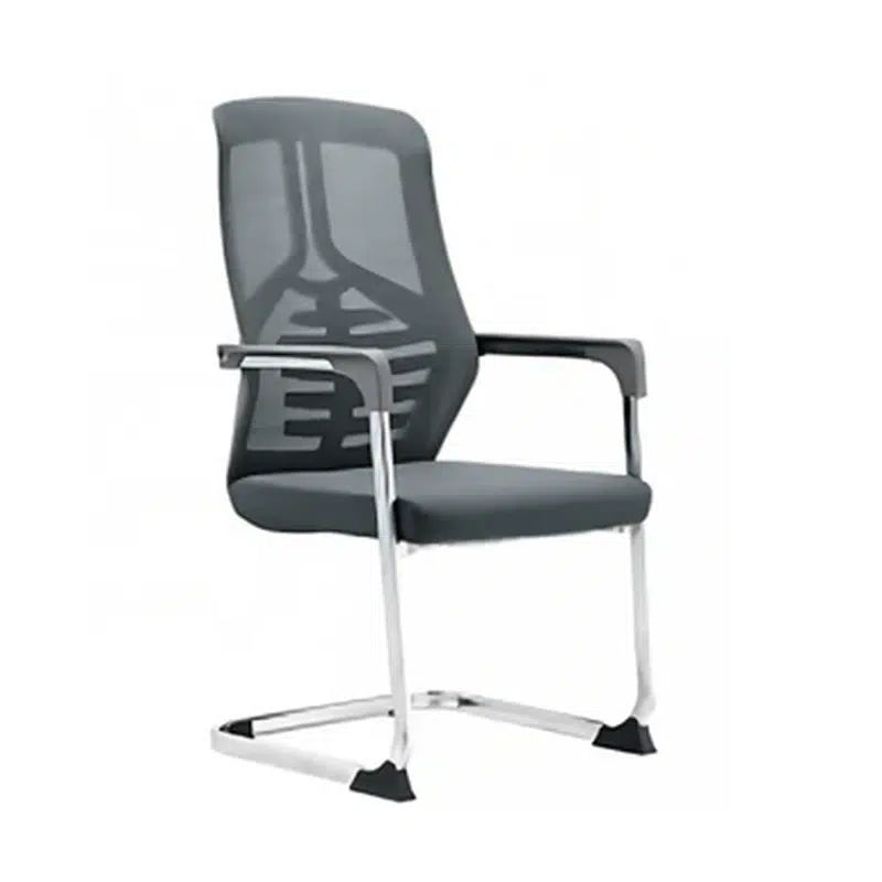 Set of 4 Mesh Chrome Office Chairs