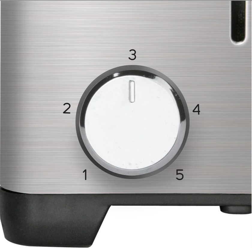 Taurus 4 Slice 1400W Stainless Steel Brushed Toaster