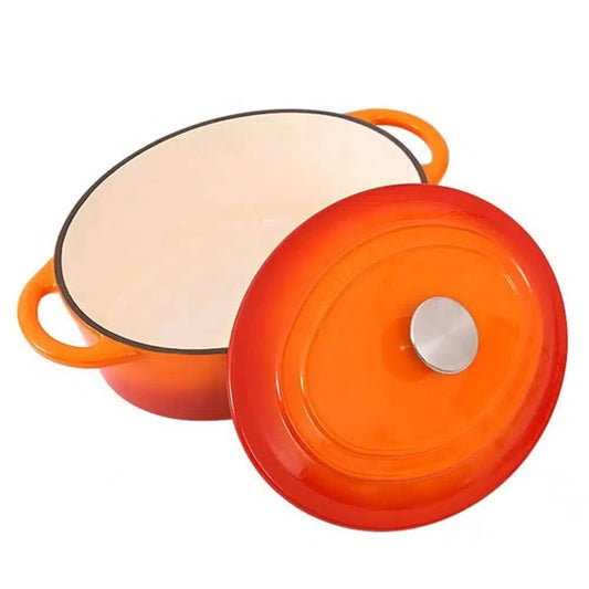 Oval Cast Iron Enamel Casserole