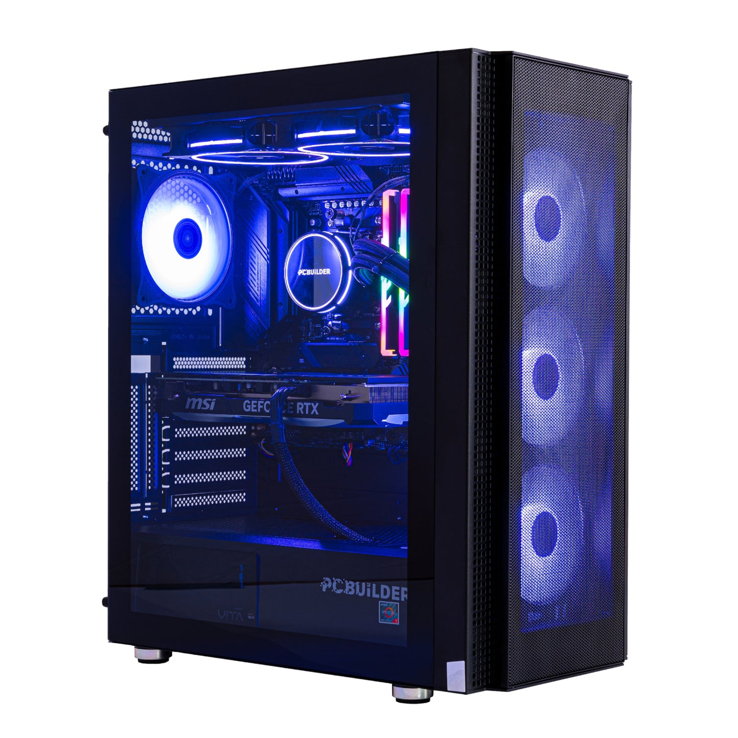 PCBuilder Ryzen 7 9700X TACTICIAN Gaming PC – Windows 11, High-Performance Desktop