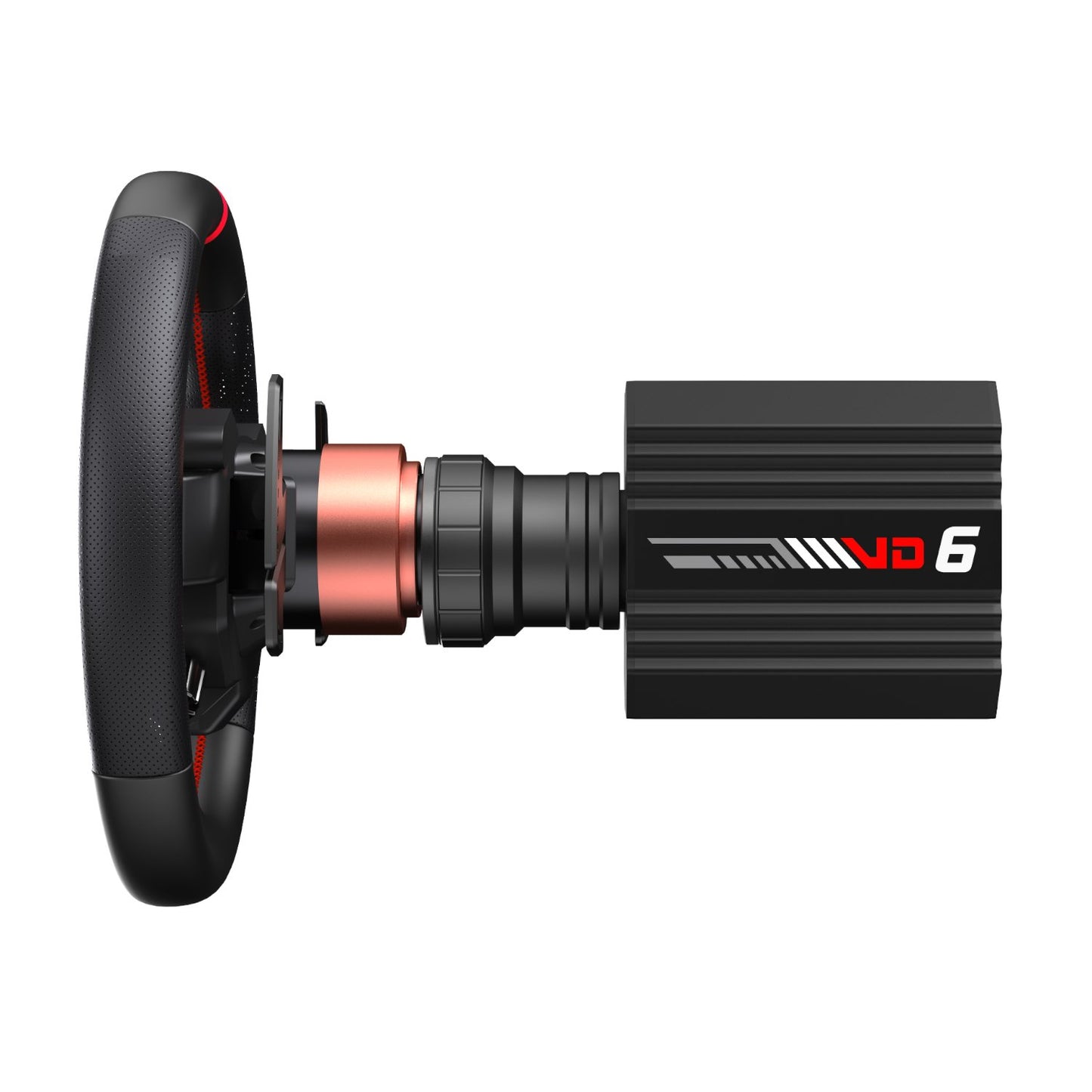 PXN VD6 Direct Drive Sim Racing Wheel Bundle – PC Racing Wheel with Dual Pedals & Desk Clamp