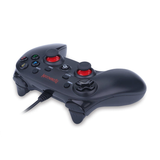 Redragon Saturn Wired PC Controller – X/D-Input, Digital/Analog Gamepad (Black)