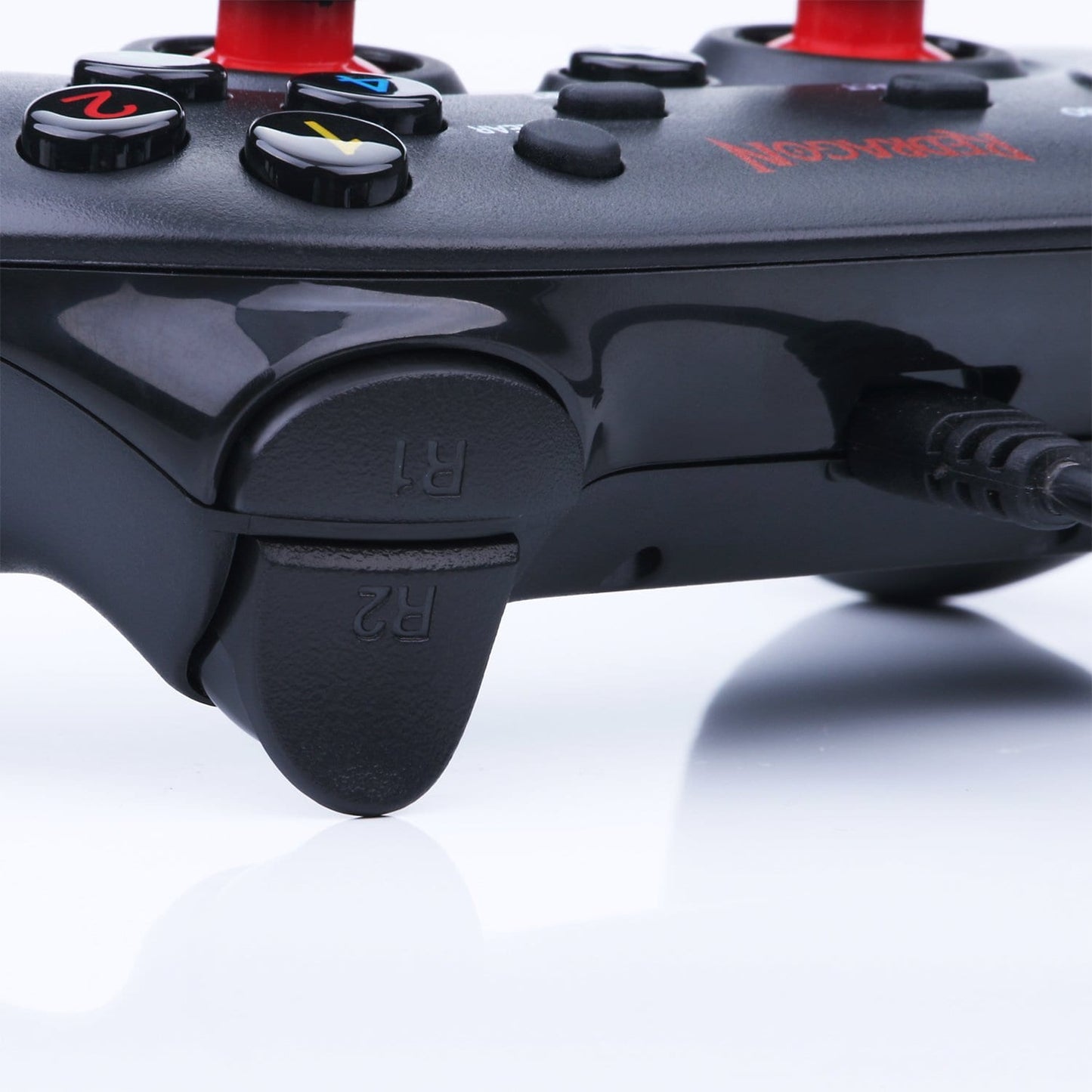 Redragon Saturn Wired PC Controller – X/D-Input, Digital/Analog Gamepad (Black)