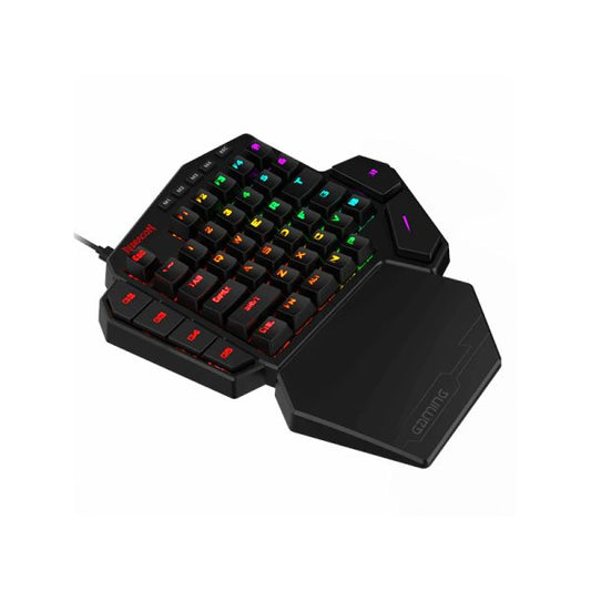 Redragon Diti Elite Pro One-Handed Wireless Mechanical Gaming Keyboard – RGB Backlit, Black