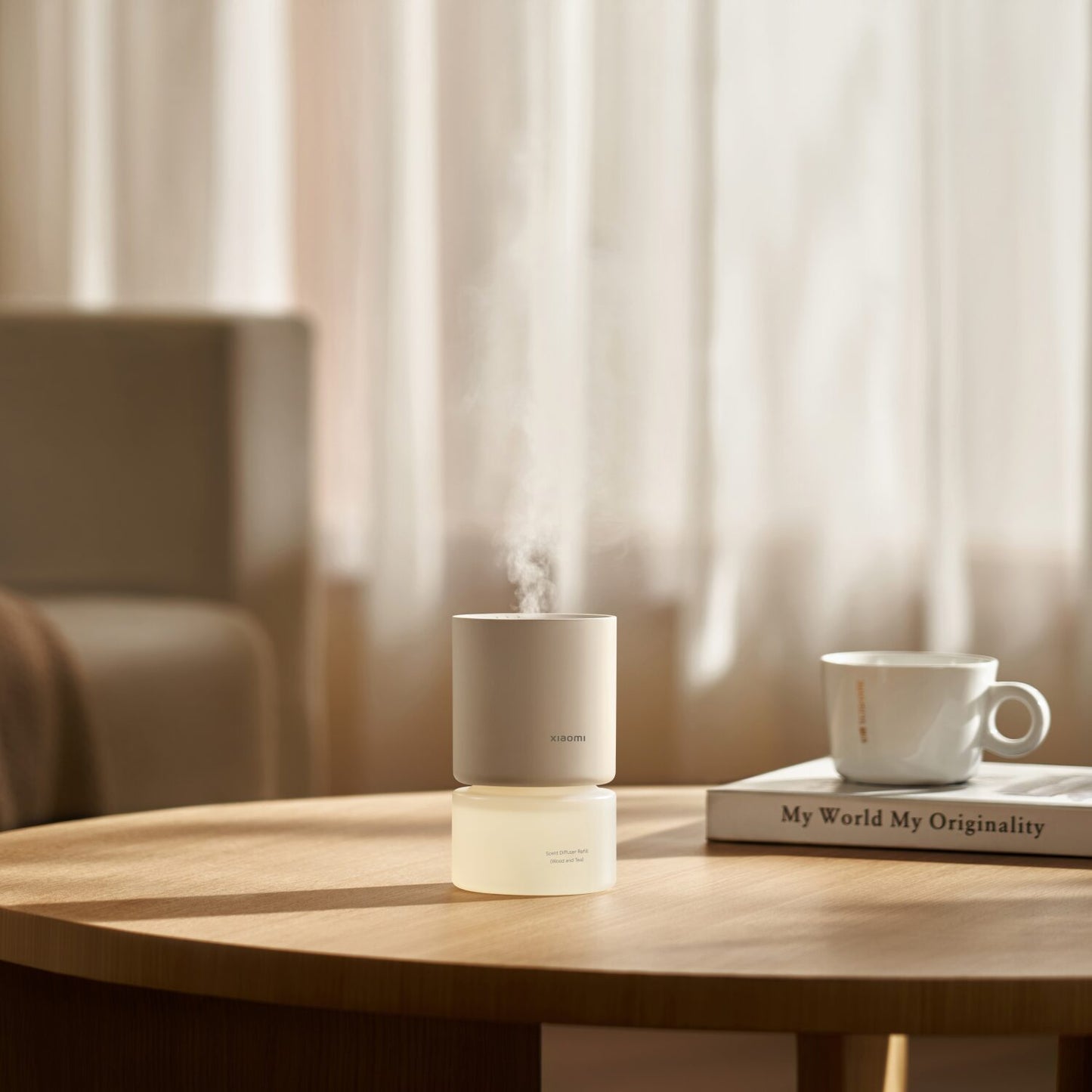 Xiaomi Smart Scent Diffuser 16 million colour RGB lighting modern interior