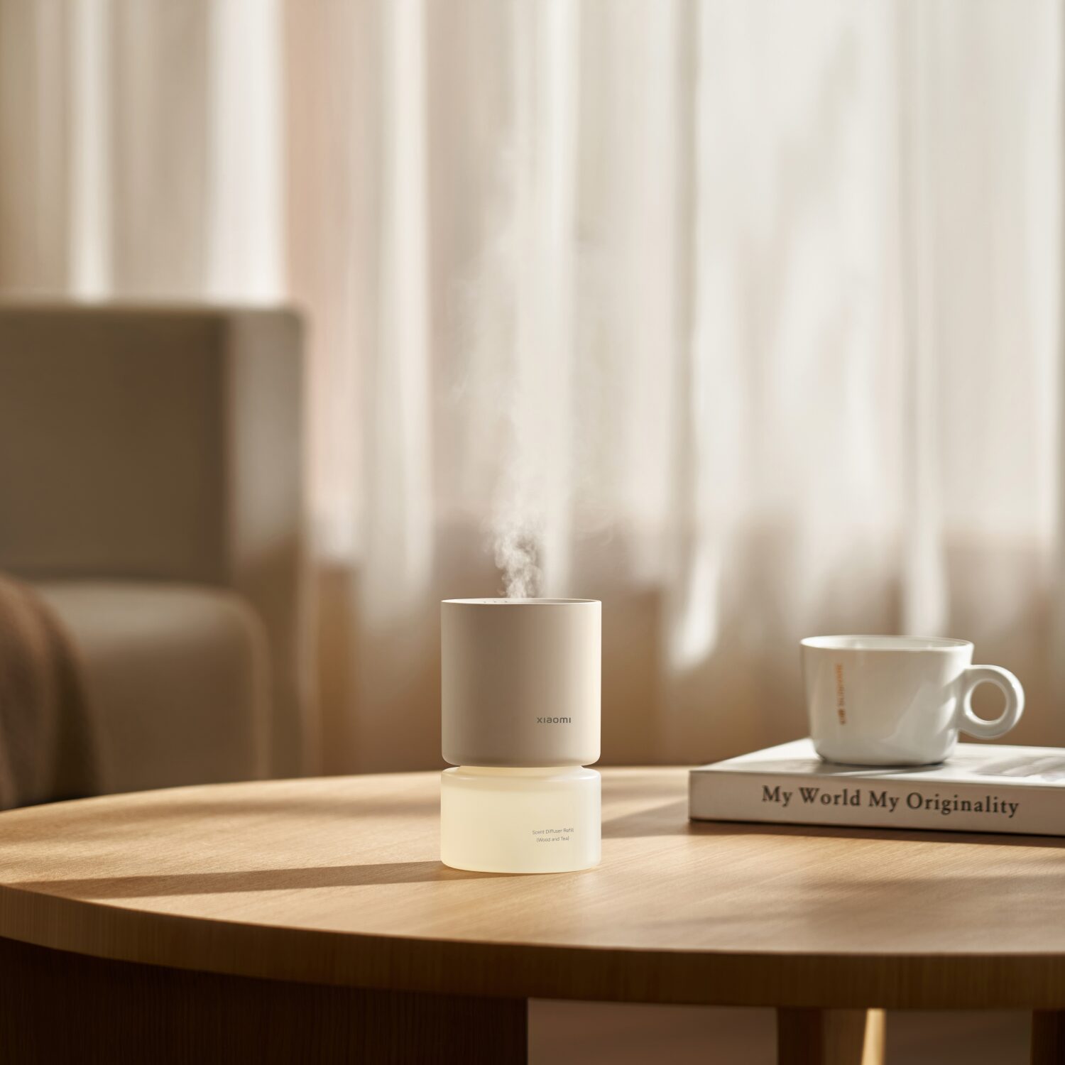 Xiaomi Smart Scent Diffuser 16 million colour RGB lighting modern interior