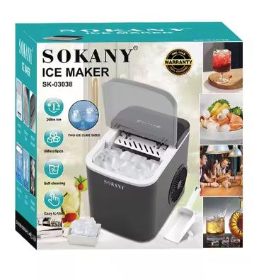 Sokany 15kg Bullet Shaped Ice Maker