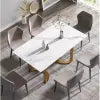 Marble Luxe Dining Table